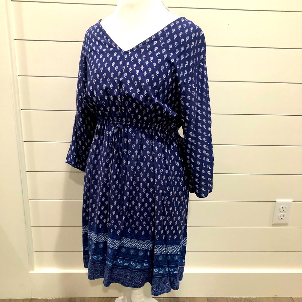 Pink Rose brand dress in blues